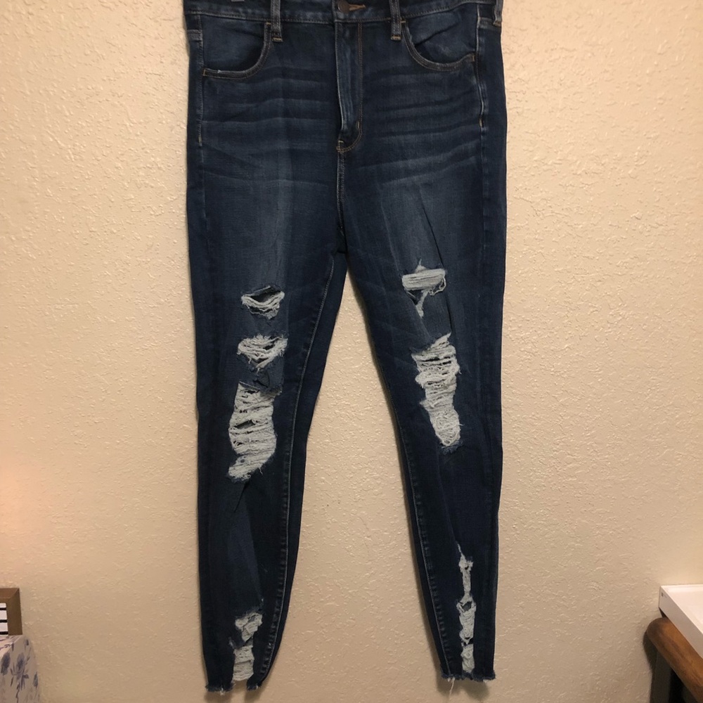 AE Super High Rise Jeggings